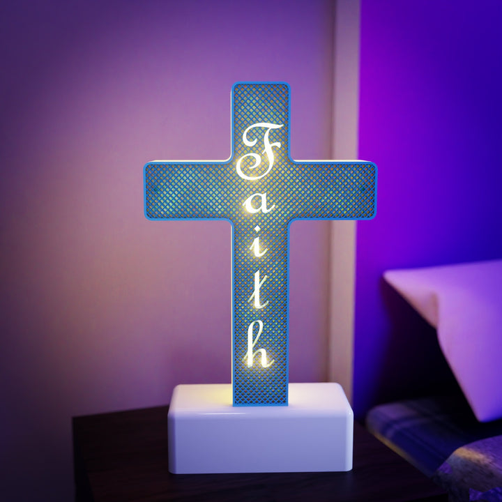 The Celestial Cross "Faith" – Silent Geometry of Light