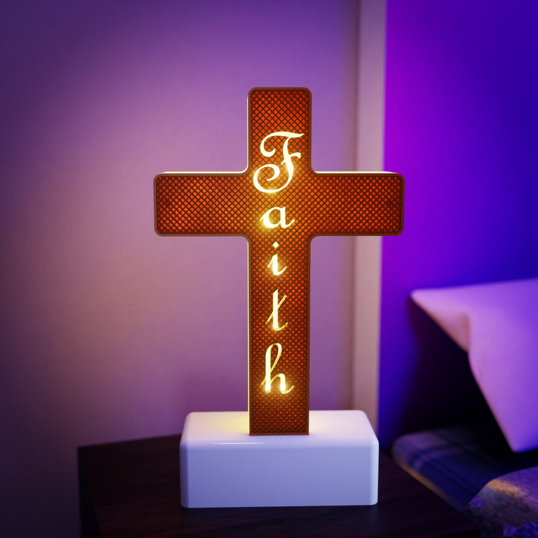 The Celestial Cross "Faith" – Silent Geometry of Light