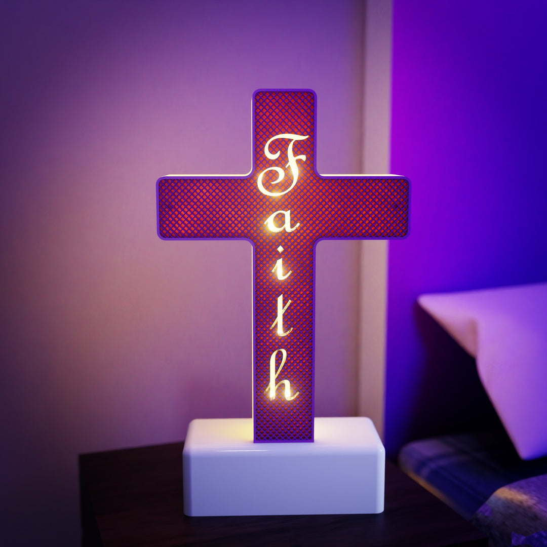 The Celestial Cross "Faith" – Silent Geometry of Light