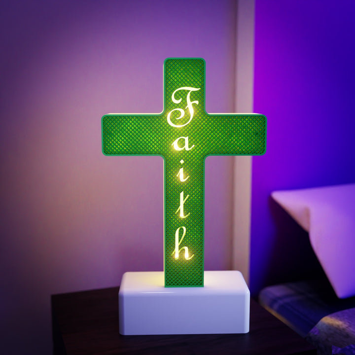 The Celestial Cross "Faith" – Silent Geometry of Light